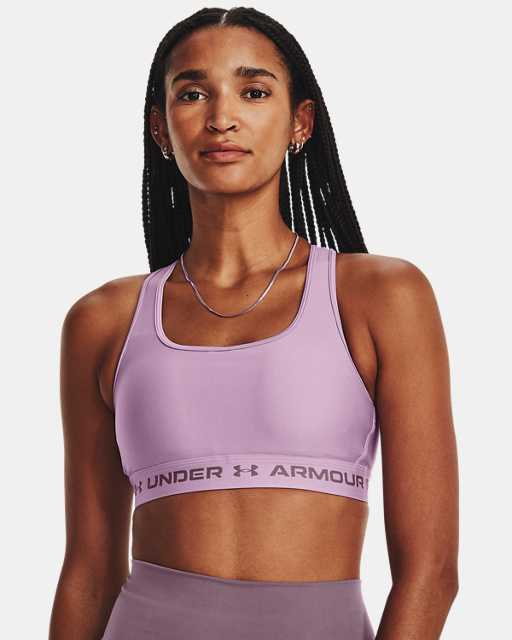 Under Armour Women's UA Vanish High Heather Sports Bra 32A Black at   Women's Clothing store